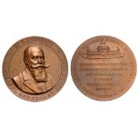 Medal 1906, signed by Radivon, Bronze (65 mm, 91.50 g). XF-