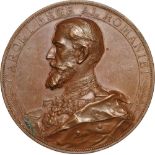 Medal 1897 (Bronze, 65 mm, 109.82 g). Buz. p.247. XF stains