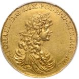 Michael Korybut, Wedding to Eleonora Maria, gold medal of 4-Ducats by Jan Buchheim, undated (