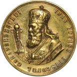 Medal 1887, gilt Copper (35 mm, 15.52 g). R! VF+