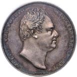 by W. Wyon, bust right, rev. bust of Queen Adelaide right. Eimer-1251 PCGS, SP62
