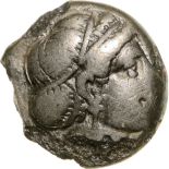 Head of Artemis right / goat standing right. SNG Cop. 216. F-VF, chipped