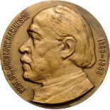 Medal 1938, signed Onofrei, Bronze (68 mm 149.83 g). XF+