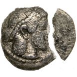 Head of Arethusa right / Octopus. SNG ANS 132-133. VF, broken in 4 parts