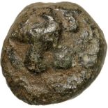 Sphinx seated left / Amphora. SNG Cop. 1635ff. VF-