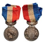 Ministry of the Interior Honor Medal for Heroic Deeds and Dedication (signed Barre). Breast Badge,