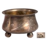 Small silver saltcellar (salt or spices)