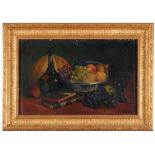 Oil on canvas stilllife painting