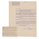 Copy of the original letter of December 6th, 1922