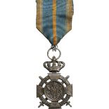 Cross of Faithfull Service, 2nd Type, Military, 3rd Class, instituted on the 11th of November 1906.
