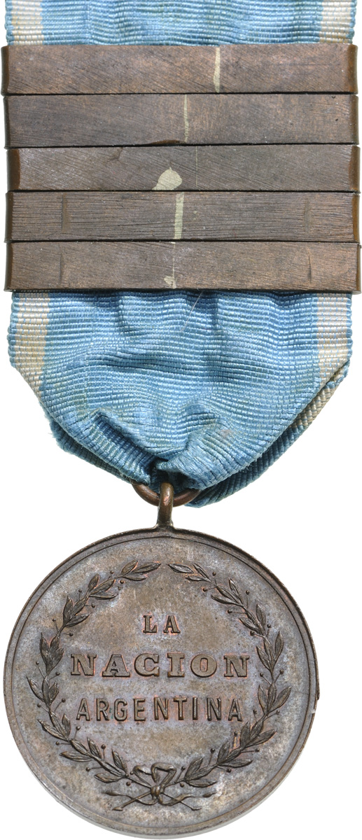 Medal del Chaco, instituted 7.8.1888 - Image 2 of 2