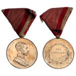 Silver Bravery Medal "Der Tapferkeit"