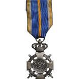 Cross of Faithfull Service, 2nd Type, Military, 2nd Class, instituted on the 11th of November 1906.