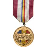 MEDAL OF THE 30th ANNIVERSARY OF THE FORMATION OF THE ROMANIAN ARMED FORCES, instituted in 1974.