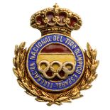 BADGE OF THE SPANISH OLYMPIC SHOOTING FEDERATION MINIATURE