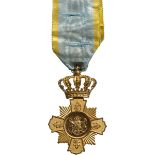 Cross of Faithfull Service, 1st Type, Civil, 1st Class, instituted on the 8th of April 1880.