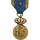 Medal of Faithfull Service, 1st Type, Civil, 1st Class, instituted, on the 8th of April 1880