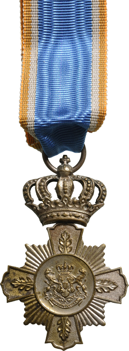 Cross of Faithfull Service, 1st Type, Civil, 2nd Class, instituted on the 8th of April 1880.
