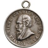Medal for the Inauguration of the Steam Monetary Press in Potosi, 1869