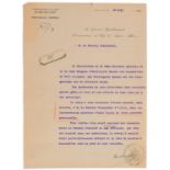 Rare letter from General Guillomat