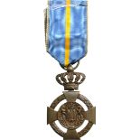 Cross of Faithfull Service, 2nd Type, Civil, 3rd Class, instituted on the 11th of November 1906.