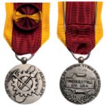 Silver Medal of Honor for Labour, 1st Republic of Madagascar (REPOBLIKA MALAGASY)