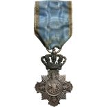 Cross of Faithfull Service, 1st Type, Civil, 2nd Class, instituted on the 8th of April 1880.