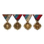 Lot of 2 Commemorative Medal for the War of 1914-1918, instituted in 1920