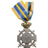 Cross of Faithfull Service, 2nd Type, Military, 1st Class, instituted on the 11th of November 1906.