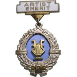 RPR - HONORED ARTIST BADGE (MUSIC), (1966-1989)