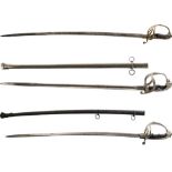 Lot of 3 Army Officerâ€™s Parade Sword