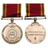 Inauguration of Sri Lanka Armed Forces Medal, instituted in 1955