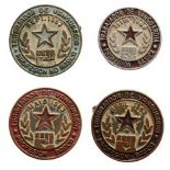 Outstanding worker, 4 different Badges, 3 from 1963 and 1 from 1965