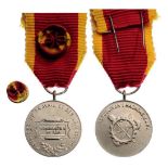 Silver Medal of Honor for Labour, 3rd Republic of Madagascar (REPOBLIKANâ€™I MADAGASIKARA)