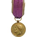 Bene Merenti Medal, 2nd Model "Rex", 1st Class, 1876