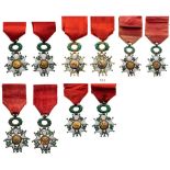 Lot 0f 5 ORDER OF THE LEGION OF HONOR