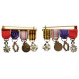 Medal Bar with 4 Decorations