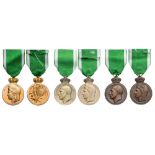 Lot of 3 Agricultural Merit Medal