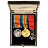 Medal Bar with 3 Decorations