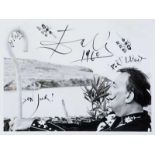 Salvador Dalí (Figueres, 1904 - 1989) Ink drawing on a photograph. Signed and dated in 1960,