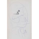 Salvador Dalí (Figueres, 1904 - 1989) Ballpoint pen autograph on paper. Dated in 1970. Written on