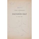 Salvador Dalí (Figueres, 1904 - 1989) Ink drawing on cardboard. Signed and dated in 1960. Drawn on