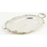 Silver tray. Salamanca. 1782. Marked Enrique de Silva (1781 - 1797) hallmarked García.↵Weight: 919