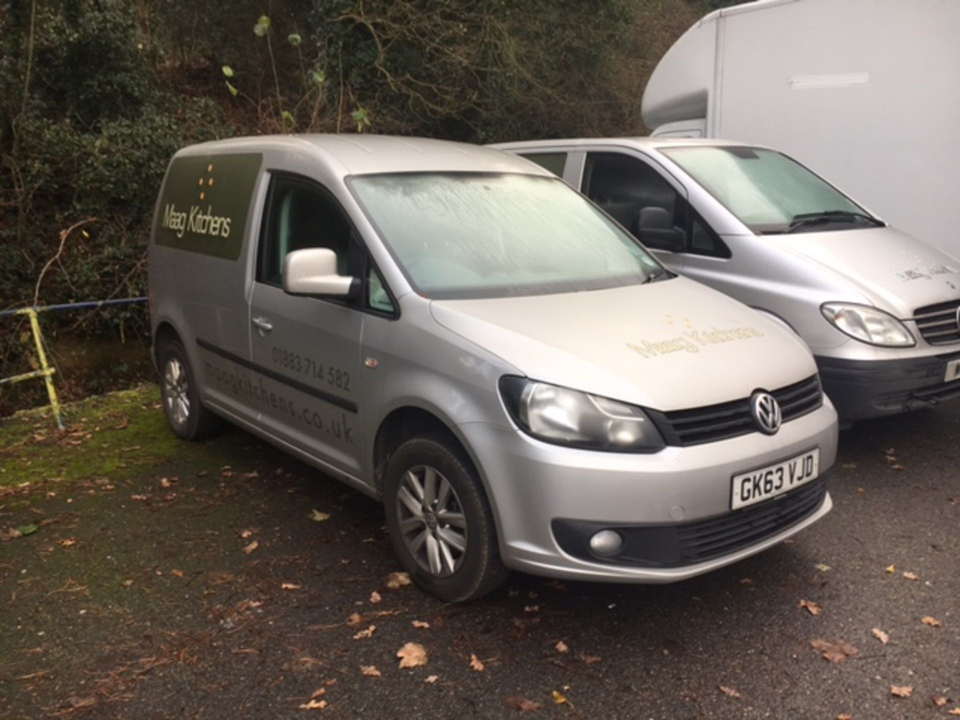 VRM: GK 63 VJD - VW Caddy Mk 3 Hi Line Diesel Panel Van. Recorded mileage 30,140. First Reg. 26/9/13