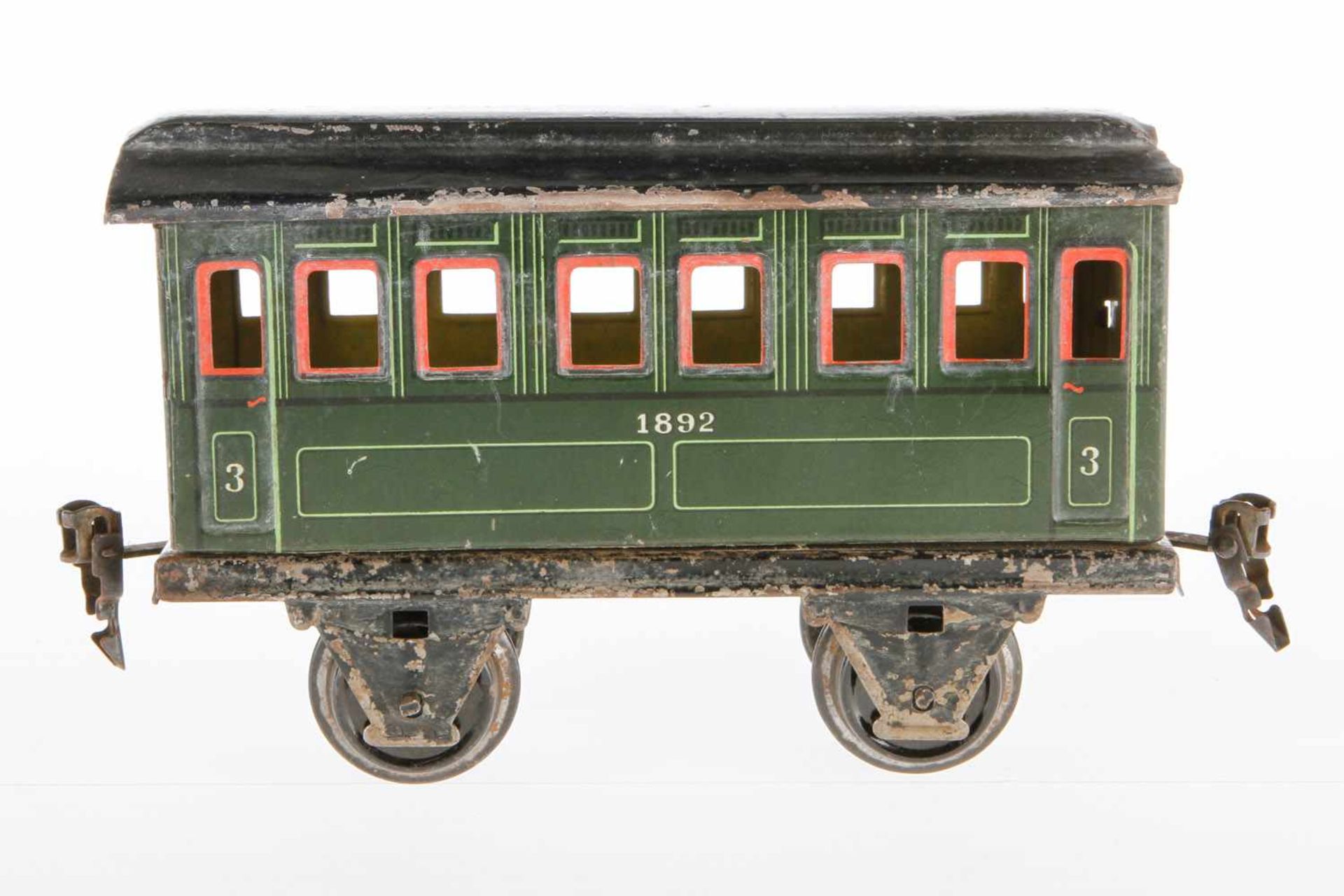 Märklin Personenwagen 1892, S 1, CL, LS, L 17, bespielt