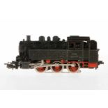 Märklin C-Tenderlok TM 800, S H0, 2. Version, Guss, schwarz, 2 Stirnlampen, leichte Lackschäden,