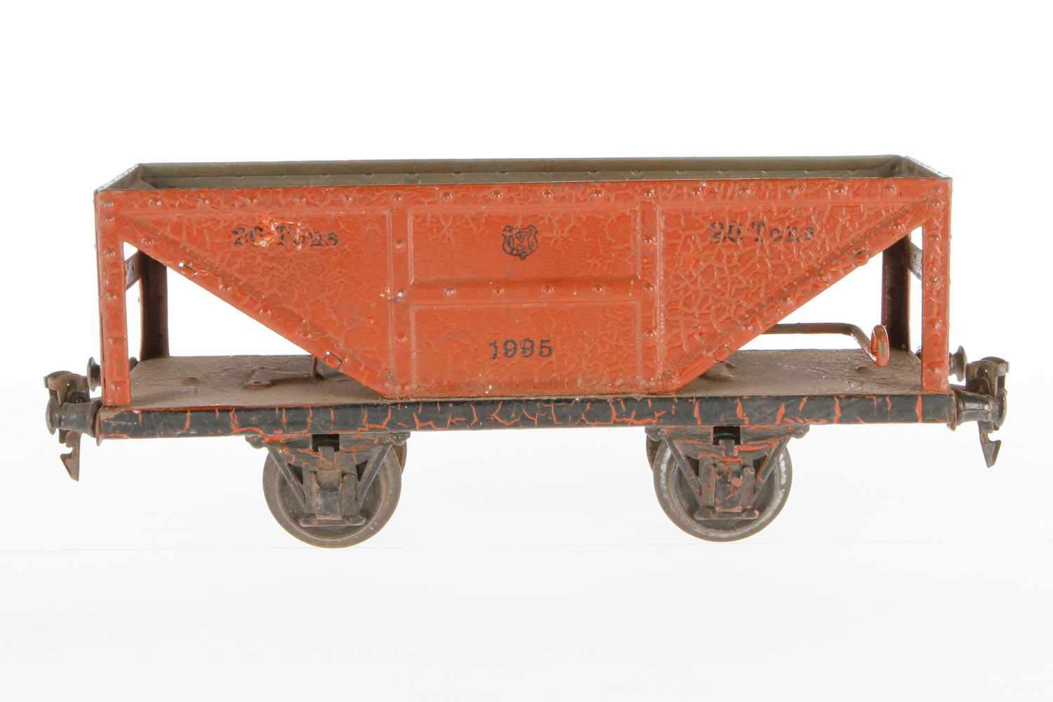 Märklin Selbstentladewagen 1995, S 1, HL, stark gealterter Lack, L 24,5, Z 3