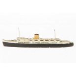 Wiking Modellschiff "MS Tannenberg", Guss, tw farbl. ausgebessert, OK, Z 1-2