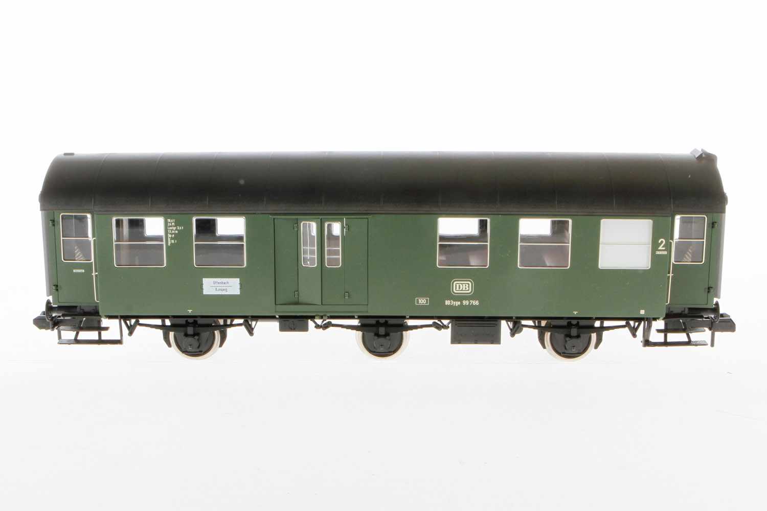 Märklin Personen-/Gepäckwagen 58111, S 1, grün, L 41,5, OK, Z 1-2