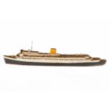 Wiking Modellschiff Passagierschiff "MS Willhelm Gustlof", Guss, Oberdeck braun, Spielspuren, L